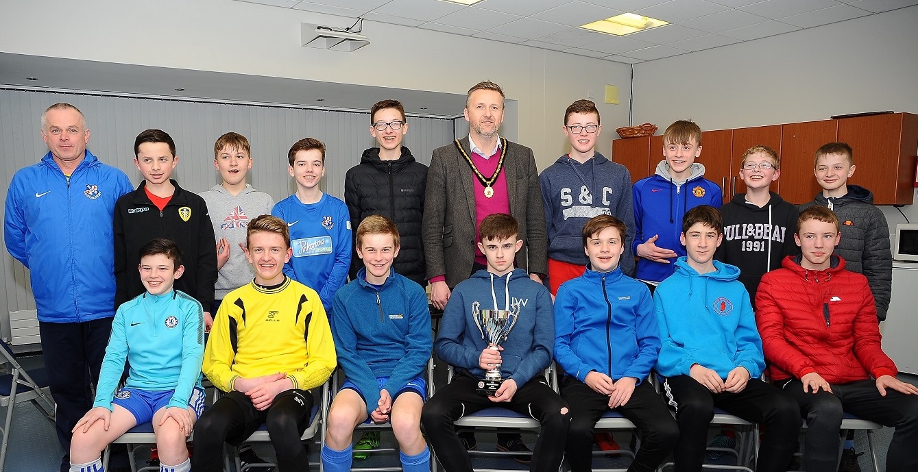 Supplementary Cup Celebrations For Loughgall Football Club U15 S Armagh City Banbridge And Craigavon Borough Council