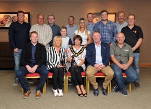 Lord Mayor Congratulates Portadown Fireplaces On Winning Dealer