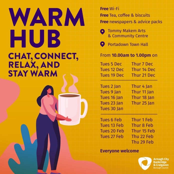 Warm Hub Scheme to run throughout winter months - Armagh City ...