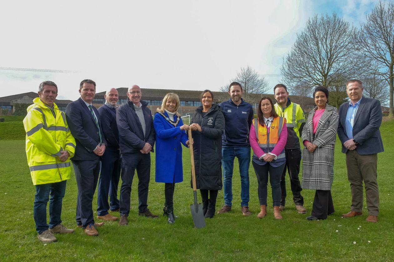 Work starts on 3G pitch at Banbridge High School - Armagh City ...