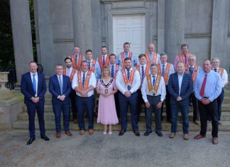 Civic reception held for Glenanne Crown Prince LOL 133 to mark their 150th anniversary.