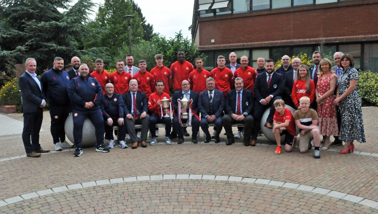 ABC Council hosts reception for Portadown Football Club