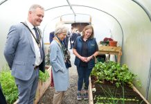 Royal visit celebrates community spirit at Edenvilla Secret Garden, Portadown