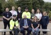 A photo of 10 people from the cast of the Road Safe Roadshow, PCSP and PSNI individuals.