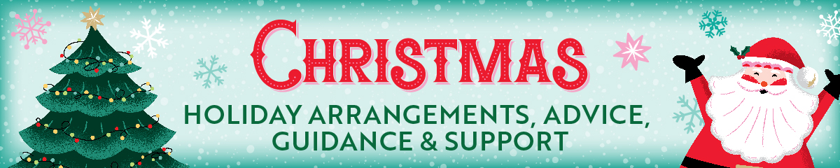 Christmas Arrangements web banner