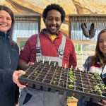 Sharon McMaster from NWP and gardening expert Biruk Sahle are joined by the Jennifer Cunningham from ABC Council.