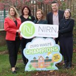 ABC Recycling Officer Jennifer Cunningham is pictured with representatives from NRN for the launch of the Zero Waste Champions programme.