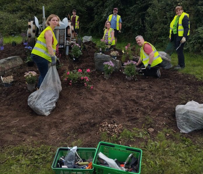 The Higher Ground environmental group in Dromore.