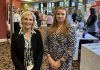 Cllr Kate Evans who is an Age Friendly Champion for the ABC Borough is pictured with ABC Age Friendly Officer Stephanie Rock at the tea dance at the Armagh City Hotel.