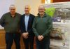 ABC Council’s Conservation officer Andy Griggs is pictured with Tom Woods, ABC Natural Heritage Officer and Aidan Donnelly from Armagh Fisheries.