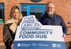 Shera McAloran, who is the founder of Karri Kitchens pictured with Chris Leach from ABC Community Food Hub.