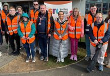 Lord Mayor of Armagh City, Banbridge and Craigavon Borough, Cllr Sarah Duffy joined students and staff at the Southern Regional College in Armagh for their successful Big Spring Clean event.