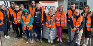 Lord Mayor of Armagh City, Banbridge and Craigavon Borough, Cllr Sarah Duffy joined students and staff at the Southern Regional College in Armagh for their successful Big Spring Clean event.